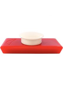 Aimant rectangulaire 23x55 mm, blister de 2, orange