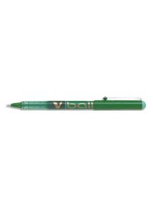 Stylo roller pointe métal V Ball 10, écriture large, vert