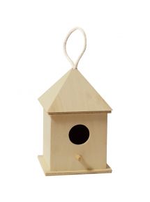 Lot de 5 nichoirs à oiseaux en bois