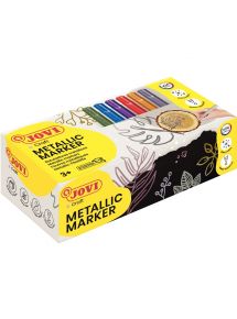 Classpack de 24 marqueurs Jovi décor métal
