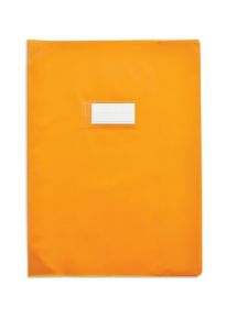 Protège-cahier 21x29,7cm, plastique Strong line, orange