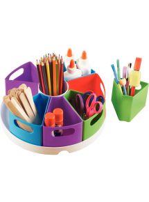 Carrousel de rangement 9 compartiments