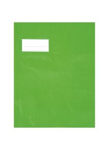 Paquet de 10 protège-cahiers en PVC 21/100ème, pour format 17x22 cm, vert