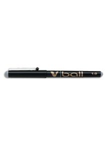 Stylo roller pointe métal V Ball 10, écriture large, noir