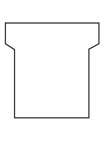 Paquet de 100 fiches planning indice 2 blanc