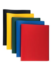 Carton de 30 protège-documents en polypropylène 100 vues, coloris assortis