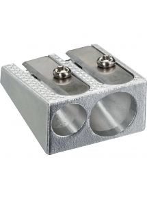 Taille-crayon métal 2 usages