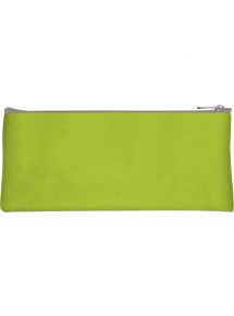 Trousse plate bicolore en polyester 