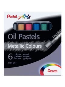 Boîte de 6 pastels PHN métal assortis
