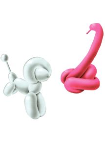 Sachet de 50 maxi ballons à modeler -  coloris assortis
