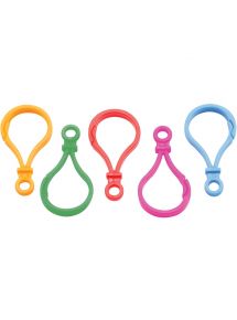 Lot de 60 mousquetons sans vis assortis