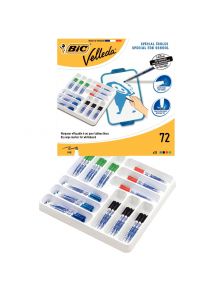 Classpack de 72 feutres Velleda 1721 en 4 couleurs