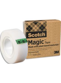 Ruban adhésif Scotch Magic recyclé, 19mmx33m
