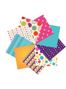 Pochette de 60 feuilles Origami Bubbles format  20 x 20 cm