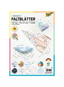 Pochette  50 feuilles Origami A4 coloris assortis