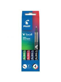 Stylo roller pointe métal Pilot V Ball 05, écriture 0,3mm 