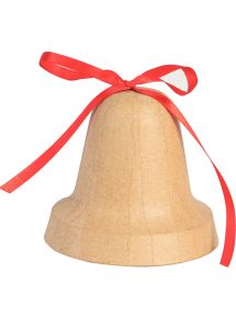 Cloche à suspendre avec ruban et grelot