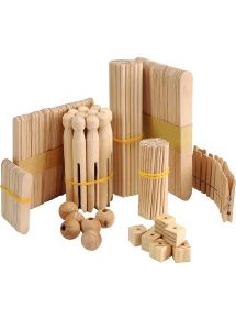 Méga pack de construction en bois, 450 pièces