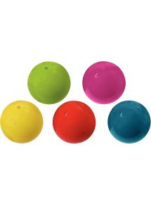 Lot de 5 ballons d'éveil diamètre 12cm pastel