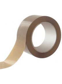 Lot de 6 rouleaux adhésifs en polypropylène havane 100mx48mm