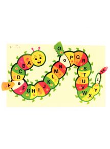 Puzzle chenille alphabet