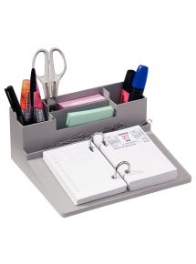 Socle plastique multifonction gris