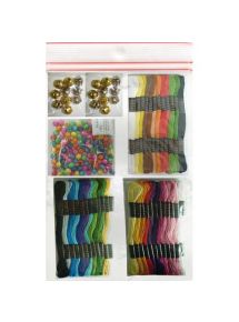 Kit d'activités bracelets brésiliens, pour 8 bracelets