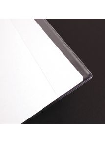 Protège-cahier 21x29,7cm, PVC cristal incolore 12/100e