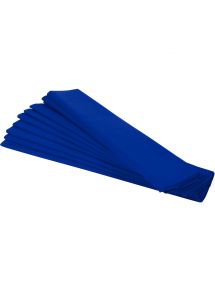 Paquet de 10 feuilles crépon supérieur 250x50  bleu france
