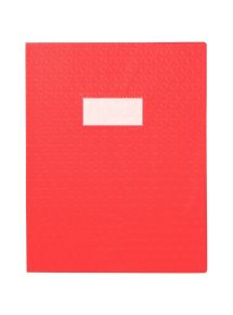 Paquet de 30 protège-cahiers en PVC 10/100ème, pour format 17x22 cm, rouge