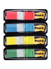 Carte de 4 x 35 index post-it étroit format 12 x 44 mm