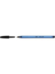 Stylo bille pointe moyenne Cristal soft, noir