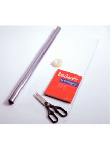 Rouleau couvre-livres Classique PVC incolore  80 microns 0,70x10m
