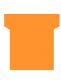 Paquet de 100 fiches planning indice 2 orange