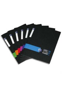 Chemise 3 rabats et élastiques gamme POWER FILE, format A4 coloris assortis