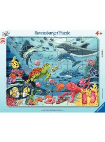 Puzzle à cadre de 30 pièces, au fond de la mer