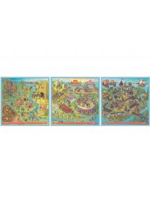 Boite de 3 puzzles UP progressifs, l'Histoire