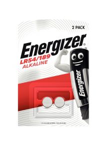 Blister de 2 piles bouton Alcaline LR54