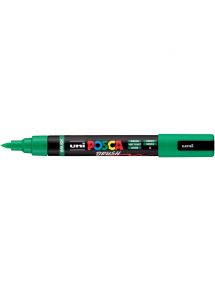 Marqueur Posca pointe moyenne Brush vert foncé