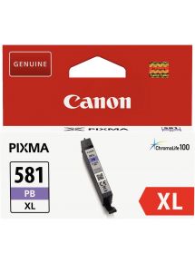 Canon 581XL cartouche jet d'encre bleu photo haute capacité authentique (CLI581XLPB)