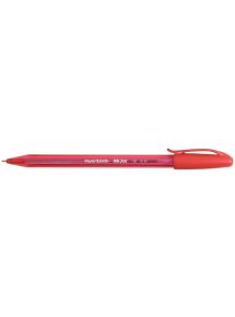 Stylo bille pointe moyenne Inkjoy 100, écriture 0,4mm, rouge