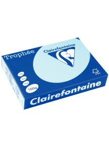 Papier Trophée A4 160g, bleu alizé ramette de 250 feuilles