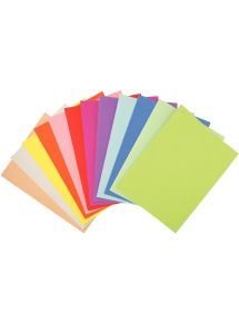 Paquet de 50 chemises 170g FOREVER, format 24x32 cm, coloris assortis