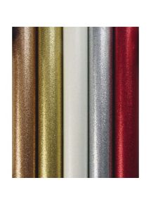 Papier cadeaux métallisé uni pailleté 70g, 1,5x0,7 m, coloris assortis