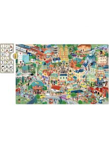 Puzzle d'observation 104 pièces, la ville