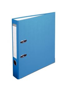 Classeur à levier pour format A4, dos 5 cm, bleu clair
