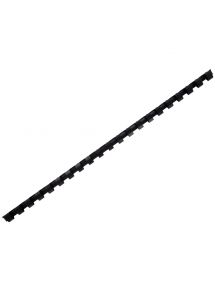Boîte de 100 peignes à relier en  plastique 10mm noir 