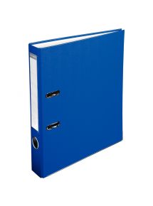 Classeur à levier pour format A4, dos 5 cm, bleu foncé