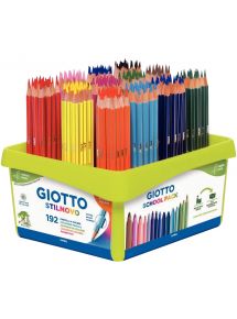 Crayon de couleur Giotto Stilnovo, schoolpack de 192