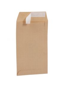 Paquet de 50 pochettes kraft armé 275x365mm 130g bande siliconée